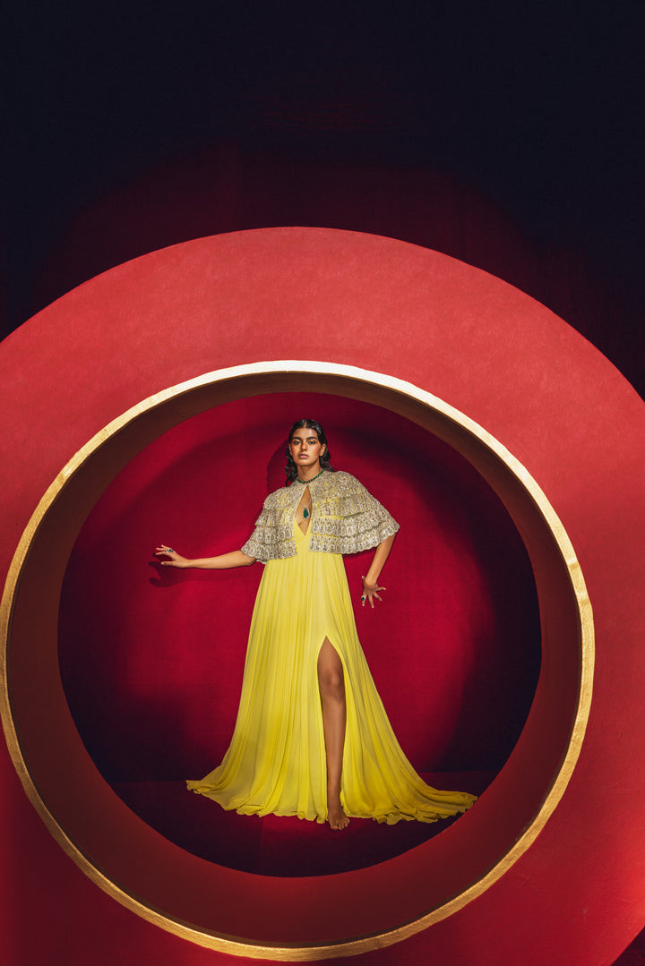 Cape Gown(Yellow)